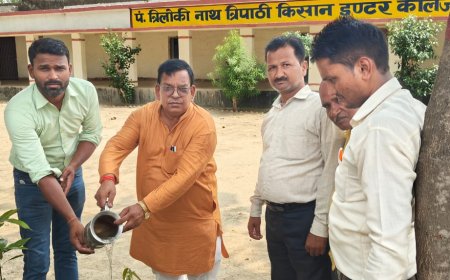 विश्व पर्यावरण दिवस पर वृक्षारोपण कर सभी से वृक्षारोपण की अपील