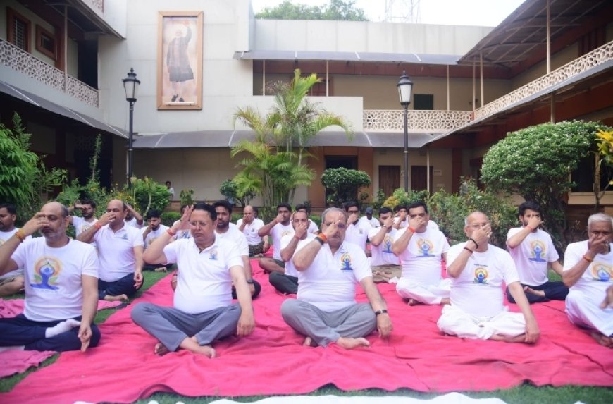 योग भारतीय संस्कृति की धरोहर है - भूपेंद्र सिंह चौधरी