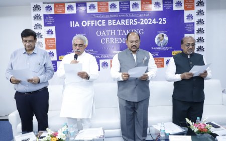 उत्तर प्रदेश, उत्तराखंड और दिल्ली प्रदेशों के आई आई ए पदाधिकारियों ने ली पद और गोपनीयता की शपथ