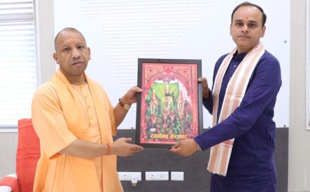 कुँवर डॉ रविन्द्र सिंह ने की मुख्यमंत्री योगी से शिष्टाचार भेंट