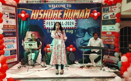 फेस्टिवल के दूसरे दिन समोसा चाय विथ किशोर कुमार कार्यक्रम का रहा जलवा