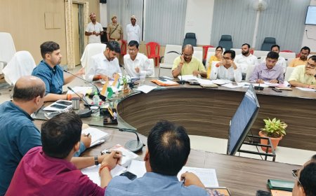 लक्ष्य के सापेक्ष कर एवं राजस्व प्राप्ति बढ़ाने के जिलाधिकारी ने दिए निर्देश