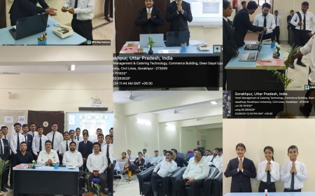 होटल मैनेजमेंट एंड केटरिंग टेक्नोलॉजी के रोल प्ले ने बिखेरा जादू