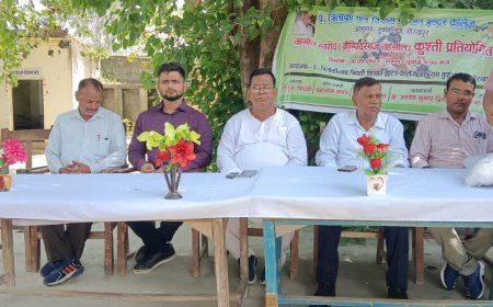 तहसील स्तरीय कुश्ती प्रतियोगिता हुई आयोजित