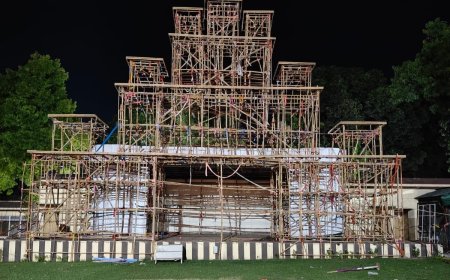 ऊर्जांचल में दुर्गा पूजा उत्सव की तैयारी जोर-शोर से शुरू