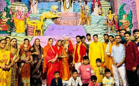 बच्चों के गुल्लक के पैसों से तैयार होता है दुर्गा पूजा पाण्डाल