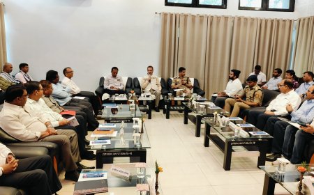 जाम के झाम से प्रशासन की निद्रा टूटी एनटीपीसी सिंगरौली गेस्ट हाउस में आला अधिकारियों संग बैठक