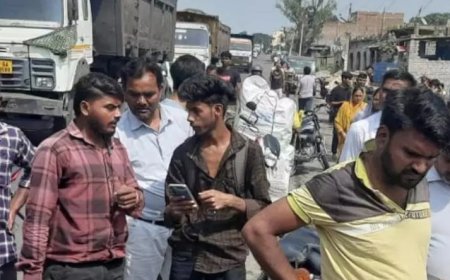 जाम पर अंकुश हेतु इधर बैठक उधर ट्रेलर ने दो को रौंदा