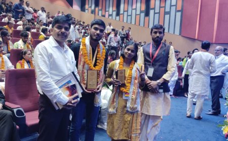 संस्कृत विभाग के दो छात्रों ने राज्य स्तरीय प्रतियोगिता में स्थान प्राप्त किया