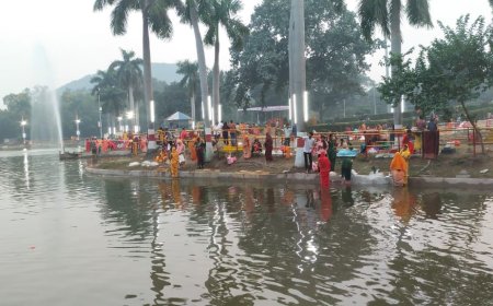 नहाय खाय से शुरू खरना के साथ 36 घंटे का निर्जला व्रत प्रारंभ