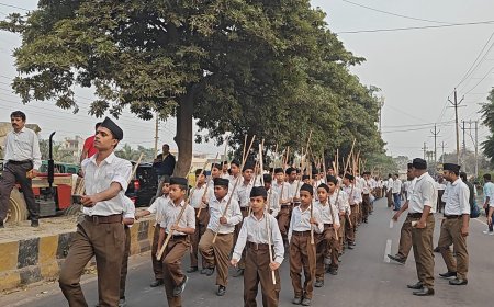 संघ का राजधानी में बाल पथ संचलन व्यक्ति निर्माण मुख्य लक्ष्य