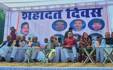 वोट की ताकत से दहशतगर्दी को उखाड़ फेंकना ही कृष्णानंद राय को सच्ची श्रद्धांजलि : पारस नाथ राय