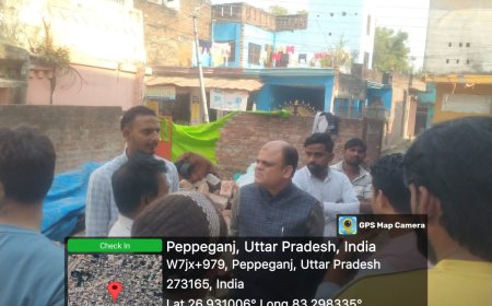 नपं पीपीगंज में आबादी की जमीन पर हो रहे कब्जे पर लगा विराम