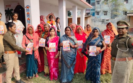 महिला सुरक्षा व सामाजिक, आर्थिक विकास से जुड़ी  जागरूकता तक चला रही पुलिस अभियान