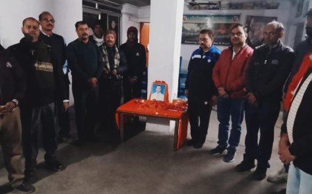 ब्रह्मकुल परिवार ने अपने साथी अभियंता को अर्पित की अश्रुपूरित श्रद्धांजलि