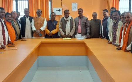 भाजपा मंडल पीपीगंज के  अध्यक्ष पद के लिए हुआ नामांकन