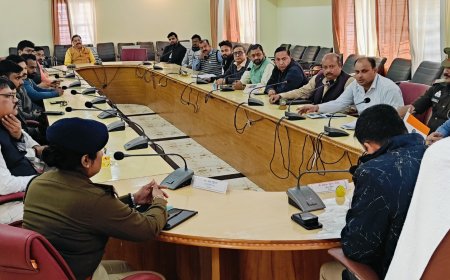 पुलिस अधीक्षक के साथ बैठक में व्यापारियों ने गिनाई समस्या, उत्पीड़न