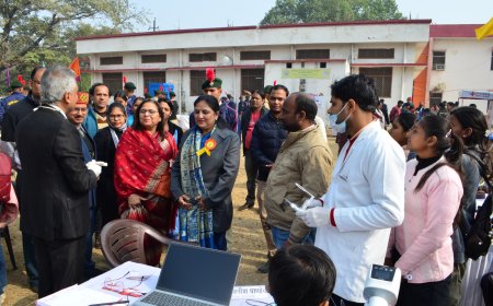 गोरखपुर विश्वविद्यालय में 600 से अधिक विद्यार्थी हुए फ्री हेल्थ चेकअप में शामिल; आंकड़े चौंकाने वाले