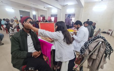 ममता चैरिटेबल ट्रस्ट की ओर से स्वास्थ्य शिविर  लगा।