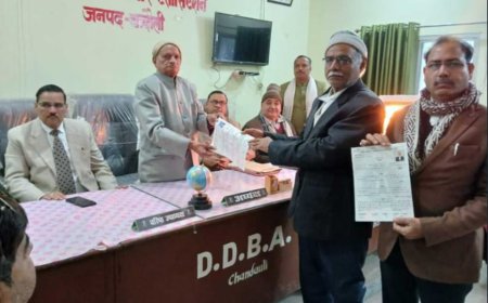 डिस्ट्रिक्ट डेमोक्रेटिक बार का नामांकन गहमागहमी के बीच हुआ सम्पन्न