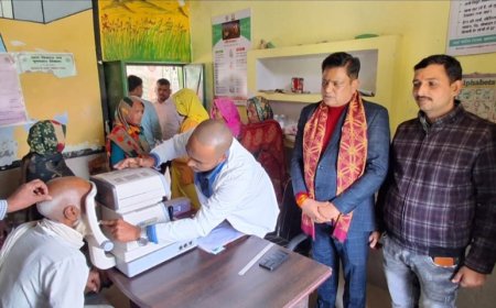 ममता ट्रस्ट द्वारा बुजुर्गो, महिलाओं के लिए निशुल्क नेत्र जांच शिविर का हुआ आयोजन