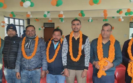 उत्तर प्रदेश लेखपाल संघ की उप शाखा घोसी में द्विवार्षिक चुनाव संपन्न अरविंद पांडेय बने अध्यक्ष