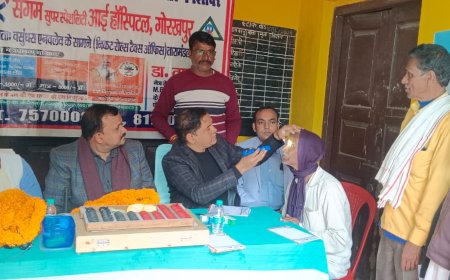 पीड़ित मानवता की सेवा सराहनीय कार्य है- प्रदीप शुक्ला विधायक सहजनवा