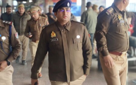 एसपी जीआरपी ने महाकुंभ-2025 और खिचड़ी मेला को लेकर  रेलवे स्टेशन पर सुरक्षा व्यवस्था का लिया जायजा