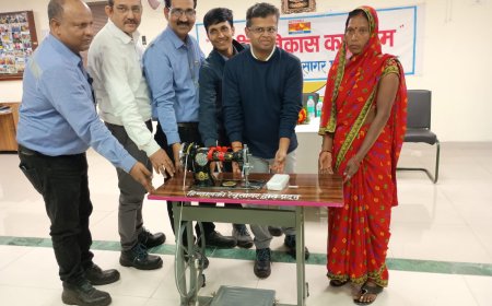 हिण्डालको रेनूसागर आत्मनिर्भर बनाने में सी.एस.आर. का योगदान सकारात्मक है - भरत गोयनका