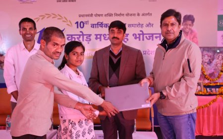 लखनऊ अक्षयपात्र ने मनाया अपना दसवां वार्षिकोत्सव