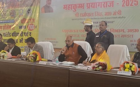 पशुधन मंत्री  धर्मपाल सिंह ने महाकुंभ नगर में गो संरक्षण एवं दुग्ध विकास पर की  समीक्षा बैठक