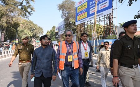 मण्डल रेल प्रबंधक ने राज्य अधिकारियों के साथ माघी पूर्णिमा के अवसर पर किया संयुक्त निरीक्षण