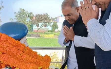 पुलवामा के वीर शहीद पंकज त्रिपाठी की छठवीं पुण्यतिथि पर दी गई भावभीनी श्रद्धांजलि
