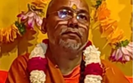 महामंडलेश्वर स्वामी अभयानंद सरस्वती जी का पट्टाभिषेक   समवाय और संयोगज संबंध पर दिया गूढ़ ज्ञान।