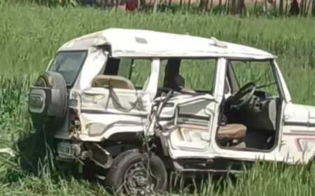 सड़क हादसे में बोर्ड परीक्षा देने जा रहीं 3 छात्राओं की दर्दनाक मौत