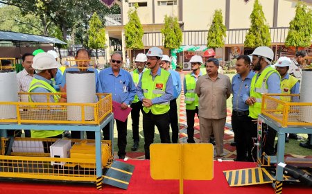 उत्पादन के साथ सुरक्षा हमारे संस्थान के लिये  सर्वोच्च प्राथमिकता है-आर पी सिंह