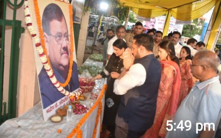 डॉ. अखिलेश दास की पुण्यतिथि पर प्रदेश भर में श्रद्धांजलि सभा का आयोजन।