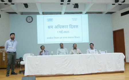 एनटीपीसी सिंगरौली में अंतरराष्ट्रीय मजदूर दिवस के अवसर पर विशेष प्रशिक्षण कार्यक्रम