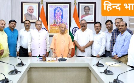 मुख्यमंत्री योगी ने पत्रकारों के हितों से जुड़ी समस्याओं का शीघ्र निराकरण  का दिया भरोसा