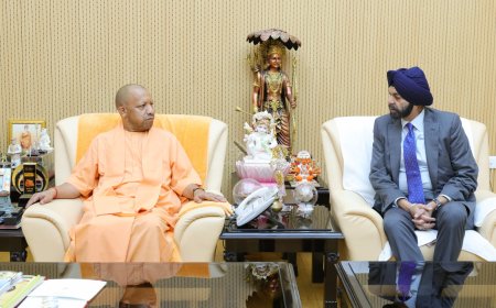 विश्व बैंक के अध्यक्ष ने  मुख्यमंत्री से की शिष्टाचार भेंट