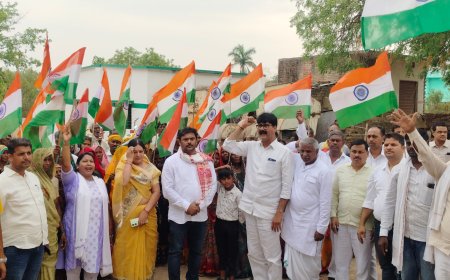 ऑपरेशन सिंदूर के सम्मान में निकाला गया भव्य तिरंगा यात्रा