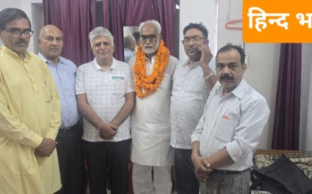 उत्तर प्रदेश चीनी मिल संघ के नामित संचालक  रामाश्रय राय का  सहकार भारती कार्यालय में हुआ भव्य स्वागत