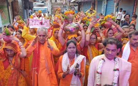 श्रीमद् भागवत कथा श्रवण मात्र से जन्म- जन्मांतर के पाप नष्ट हो जाते हैं - आचार्य मनोहर कृष्ण