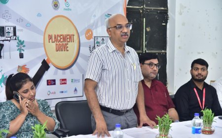 डीडीयू में प्लेसमेंट ड्राइव का हुआ आयोजन; 41 विद्यार्थी हुए शार्टलिस्ट