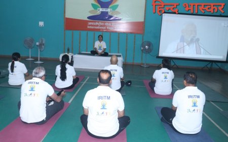 भारतीय रेलवे परिवहन प्रबंधन संस्थान लखनऊ में ‘अंतर्राष्ट्रीय योग दिवस’ उत्साहपूर्वक मनाया गया