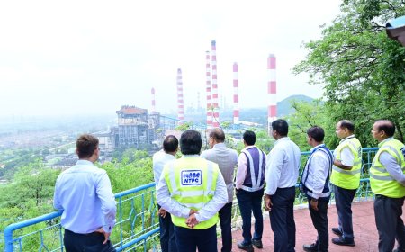 एनटीपीसी के स्वतंत्र निदेशकों और कंपनी सचिव एवं अनुपालन अधिकारी का एनटीपीसी सिंगरौली दौरा