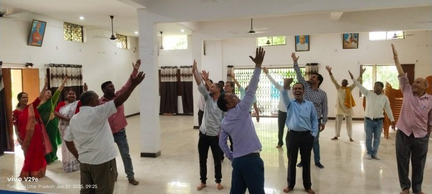 आई टी आई आभूराम ने मनाया ग्यारहवां अन्तर्राष्ट्रीय योग दिवस