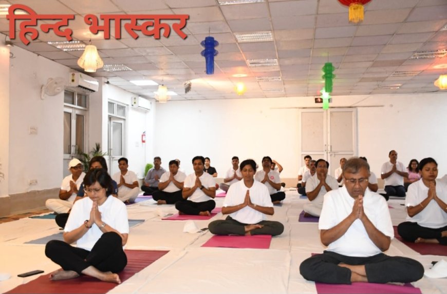 पूर्वोत्तर रेलवे लखनऊ मण्डल में मनाया गया 11वां ’अंतर्राष्ट्रीय योग दिवस’