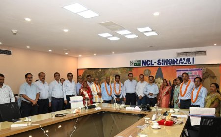 जुलाई  माह में एनसीएल से 78 कर्मी हुए सेवानिवृत्त