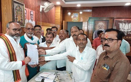 ग्राम प्रधानों ने विभिन्न मुद्दों पर सदर विधायक को दिया पत्र